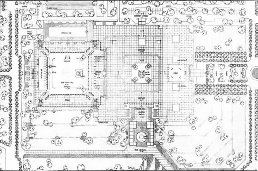 King Faisal Mosque, drawing 7