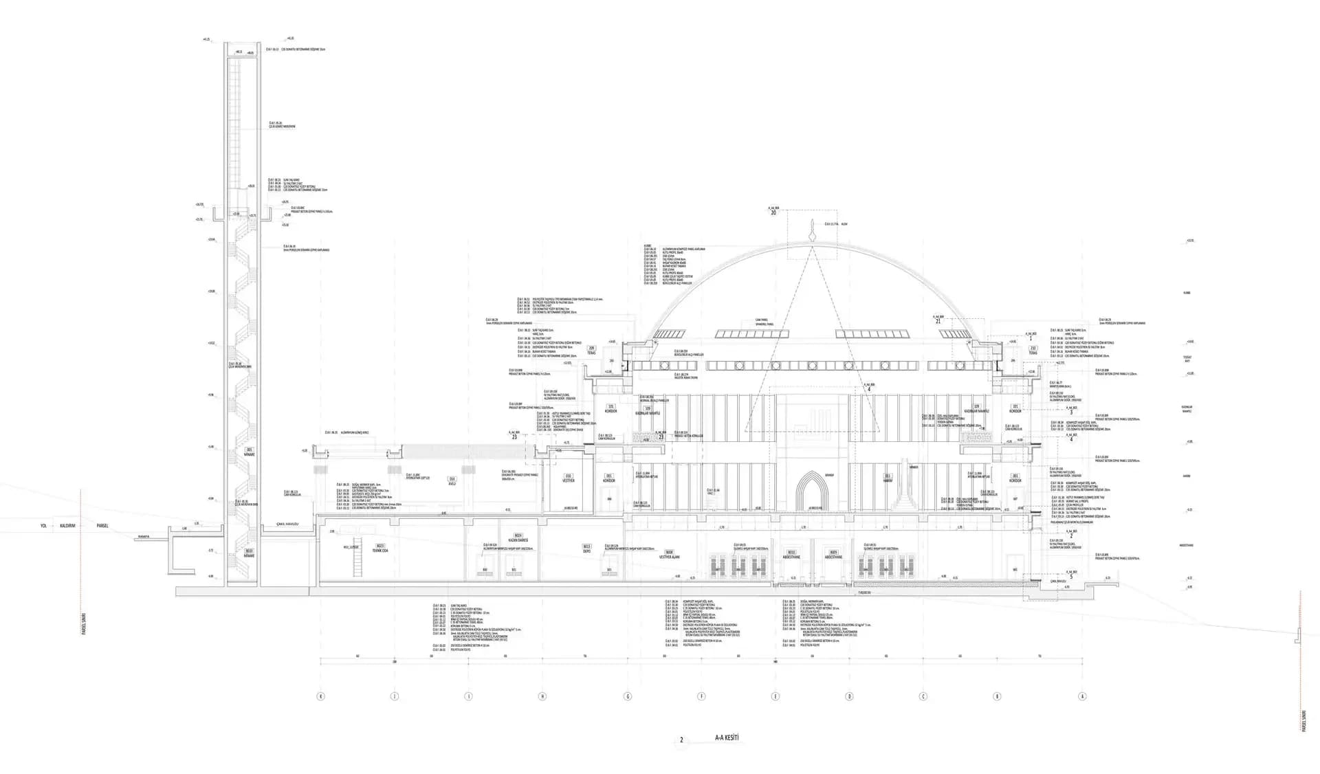 GOSB Mosque, drawing 1