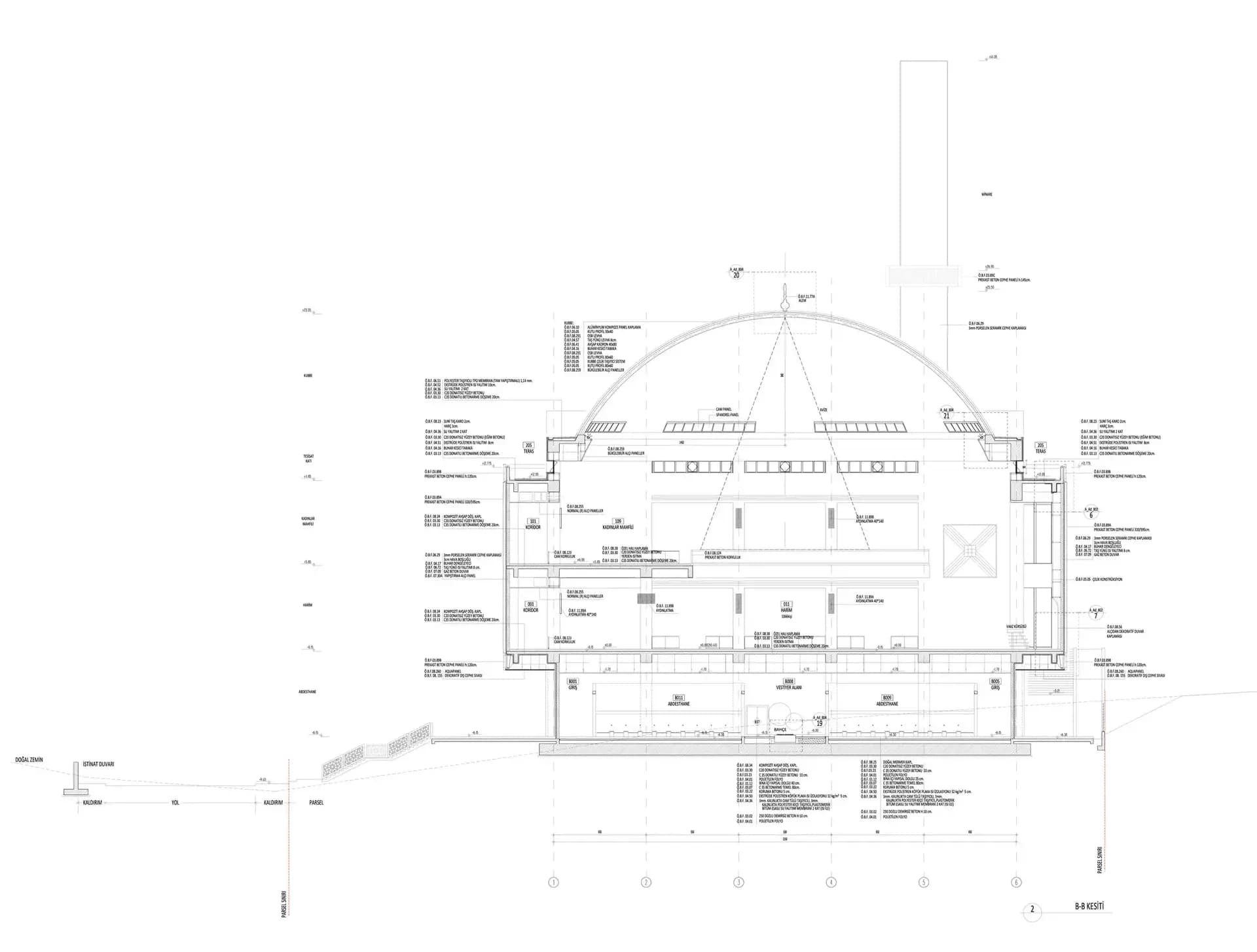 GOSB Mosque, drawing 2