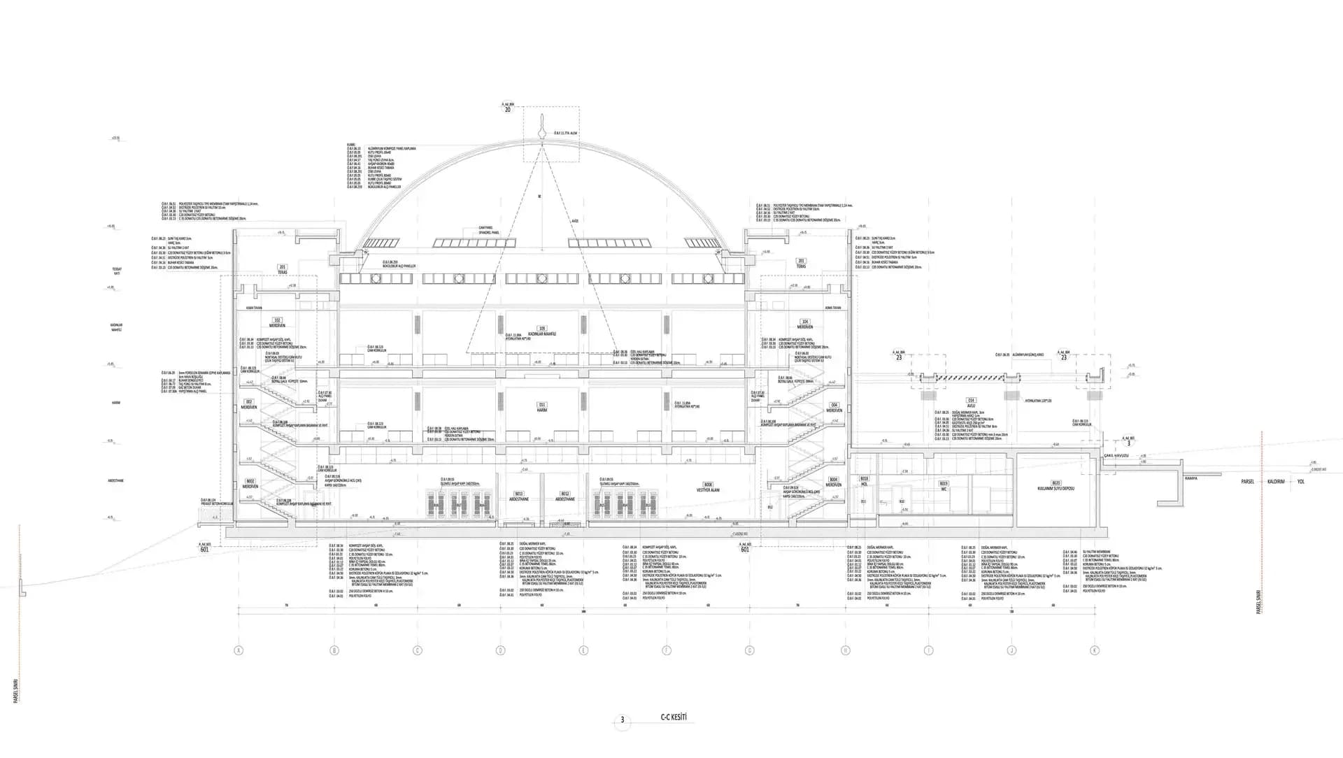 GOSB Mosque, drawing 4