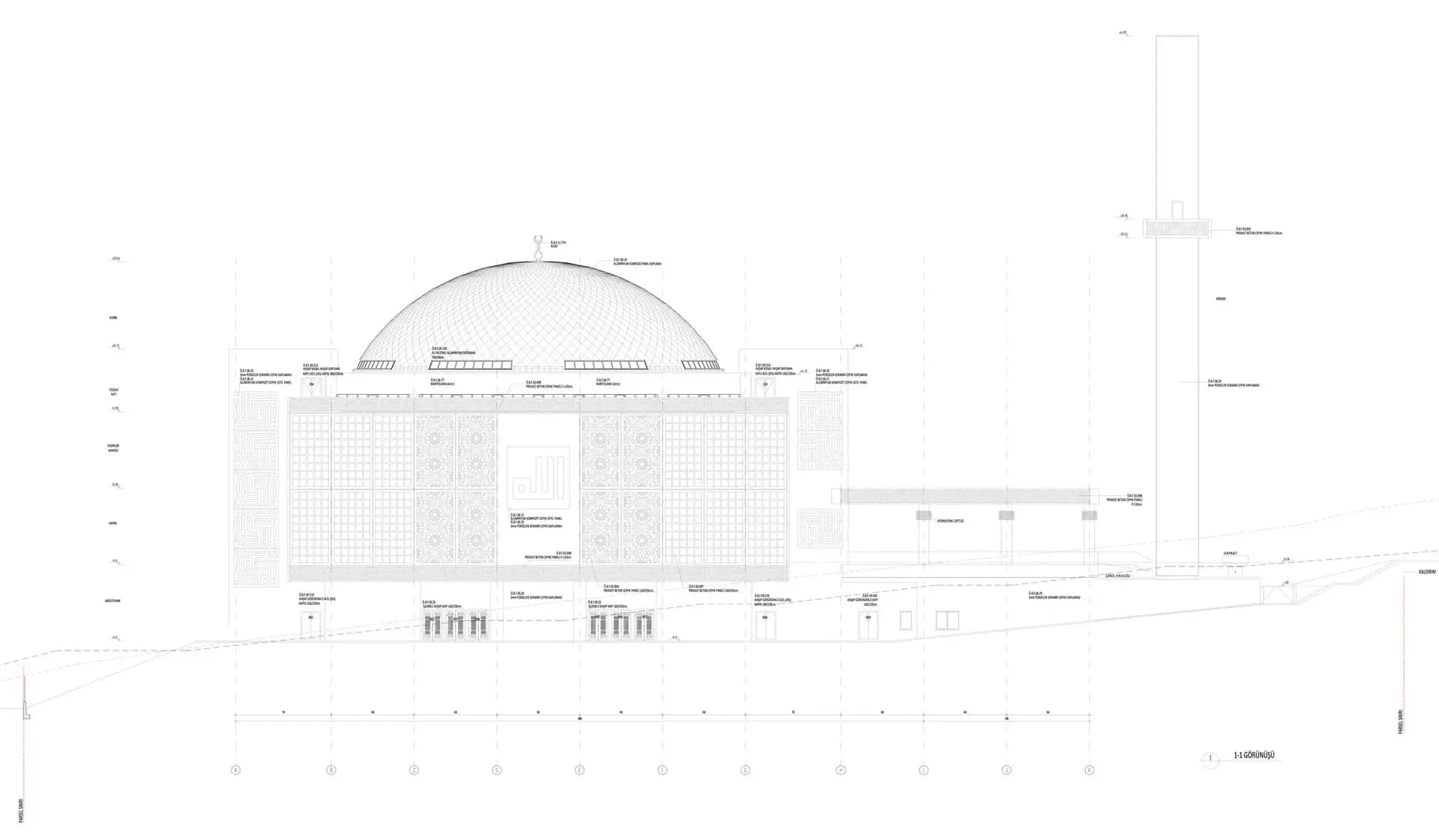 GOSB Mosque, drawing 5