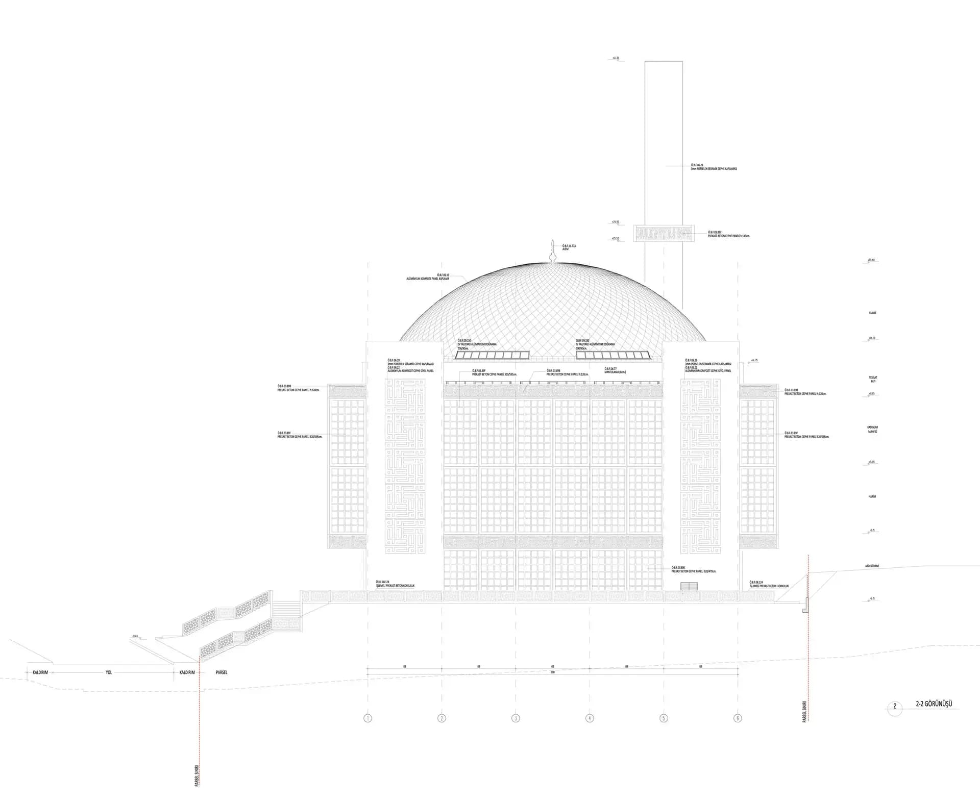 GOSB Mosque, drawing 6
