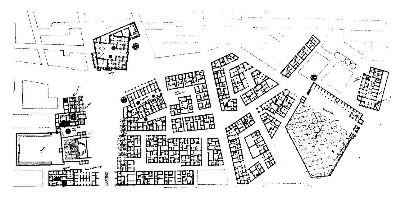 New Gourna Village Mosque, drawing 1