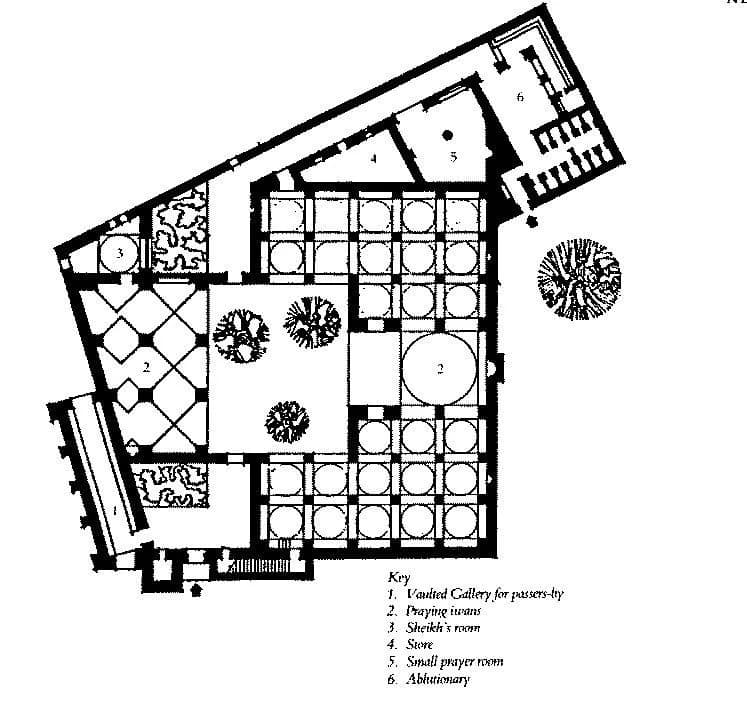 New Gourna Village Mosque, drawing 2