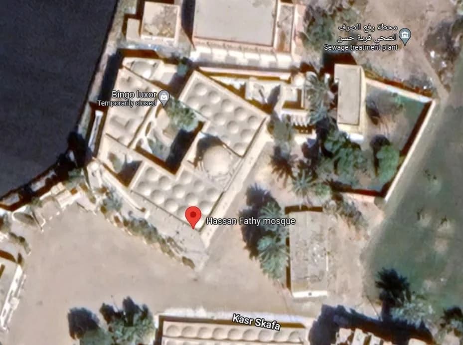 New Gourna Village Mosque, drawing 3