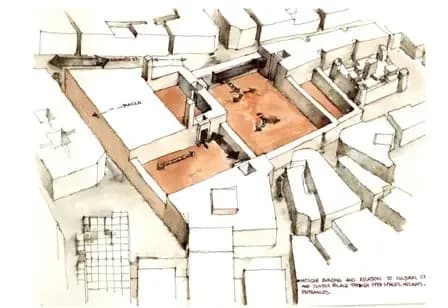 Imam Turki bin Abdullah Mosque (Grand Mosque of Riyadh), drawing 1