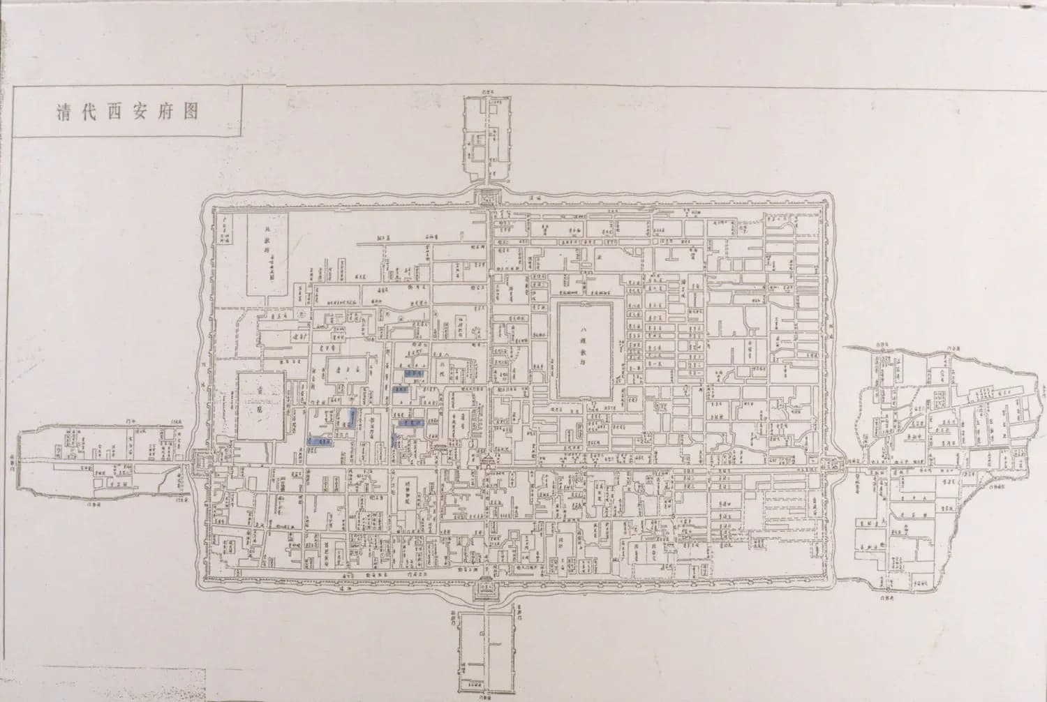 Great Mosque of Xi'an (Huajue Alley Mosque), drawing 2