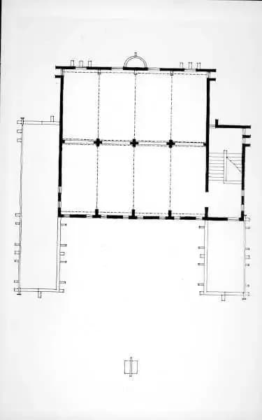 Green Masjid (Mosque for Bey Mia), drawing 3