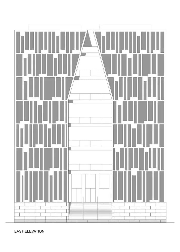 Gulshan Society Mosque, drawing 3