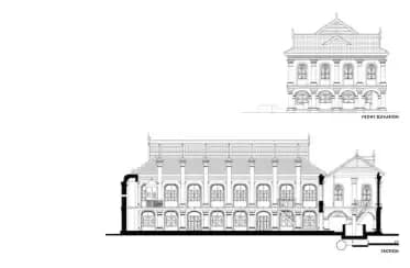 Hiliran Mosque, drawing 2