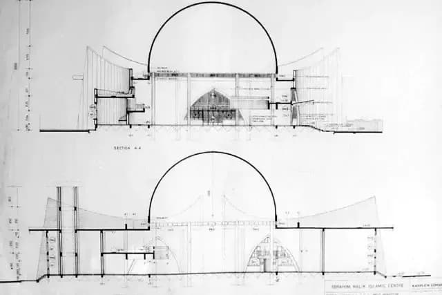 Ibrahim Malik Islamic Centre, drawing 1