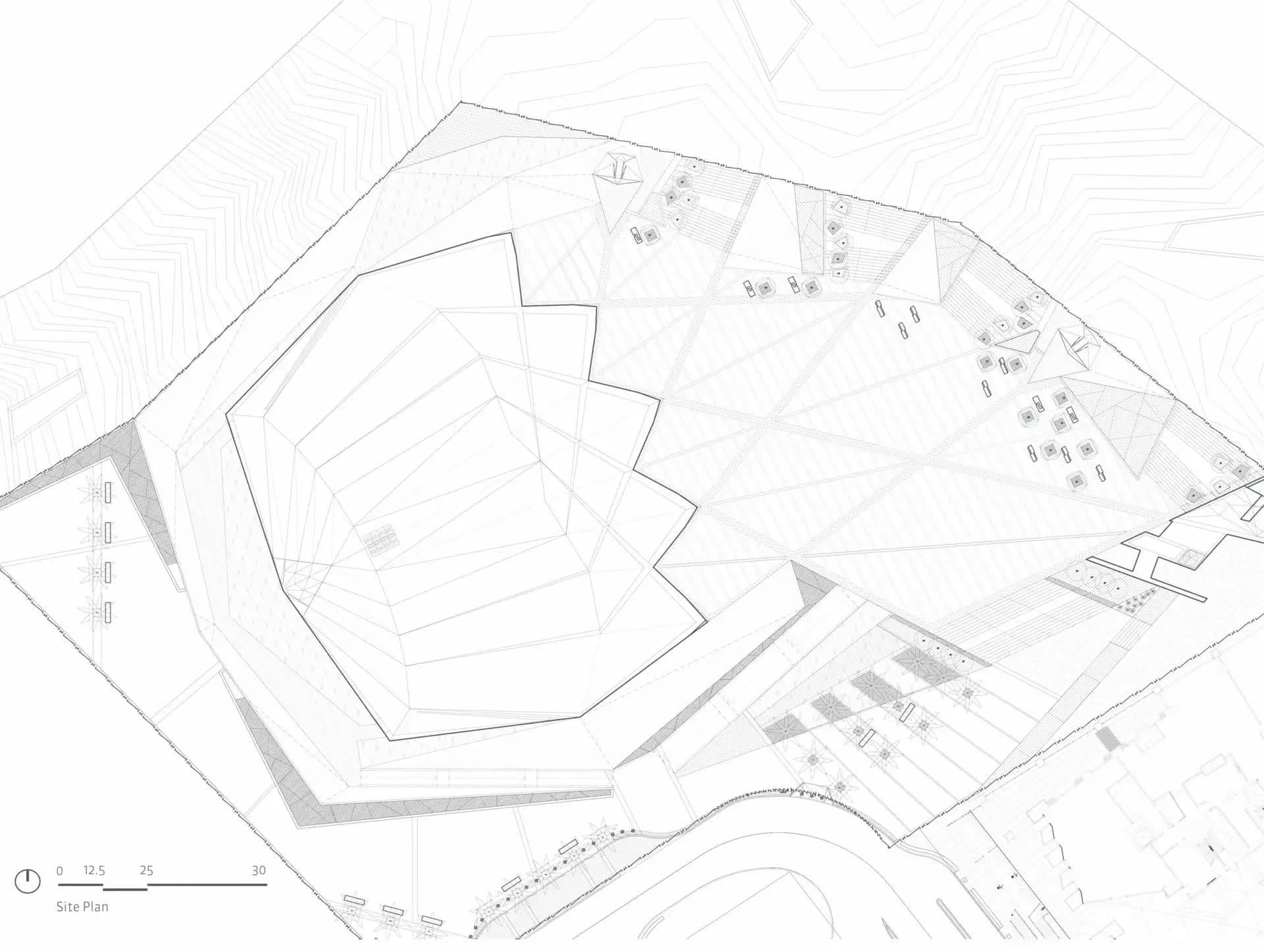 KAFD Grand Mosque (King Abdullah Financial Distrcit Mosque), drawing 4