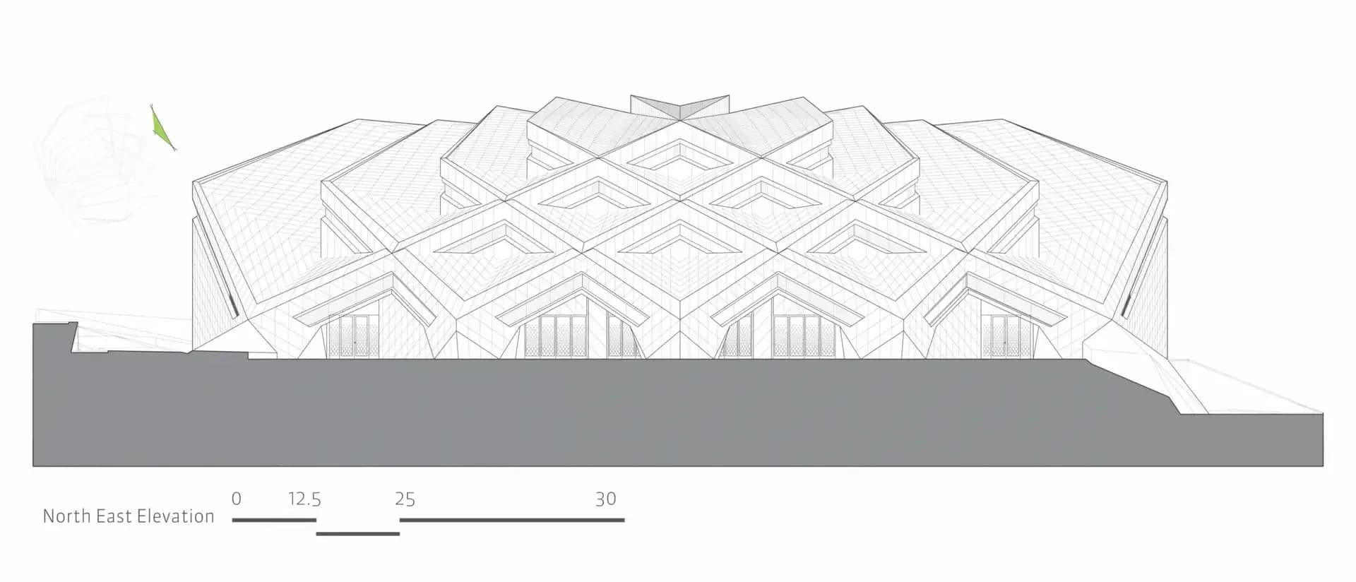 KAFD Grand Mosque (King Abdullah Financial Distrcit Mosque), drawing 6