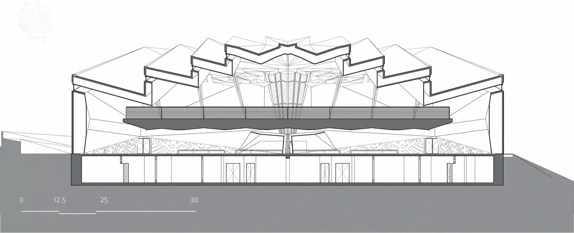 KAFD Grand Mosque (King Abdullah Financial Distrcit Mosque), drawing 8