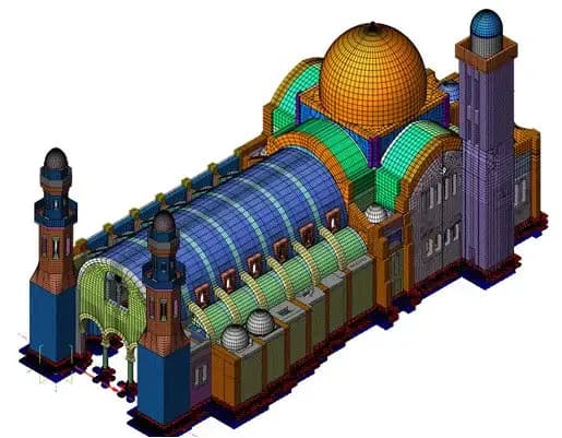 Ketchaoua Mosque, drawing 1