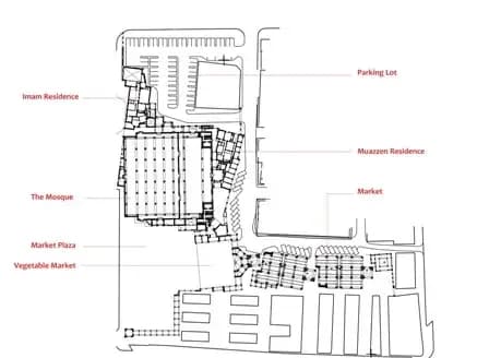 King Abdulaziz Grand Mosque, drawing 2