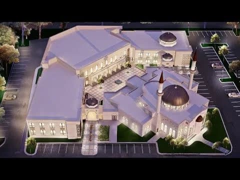Darussalam Mosque, drawing 1