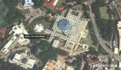 National Mosque of Malaysia (Masjid Negara), drawing 7