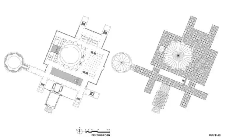 National Mosque of Malaysia (Masjid Negara), drawing 9