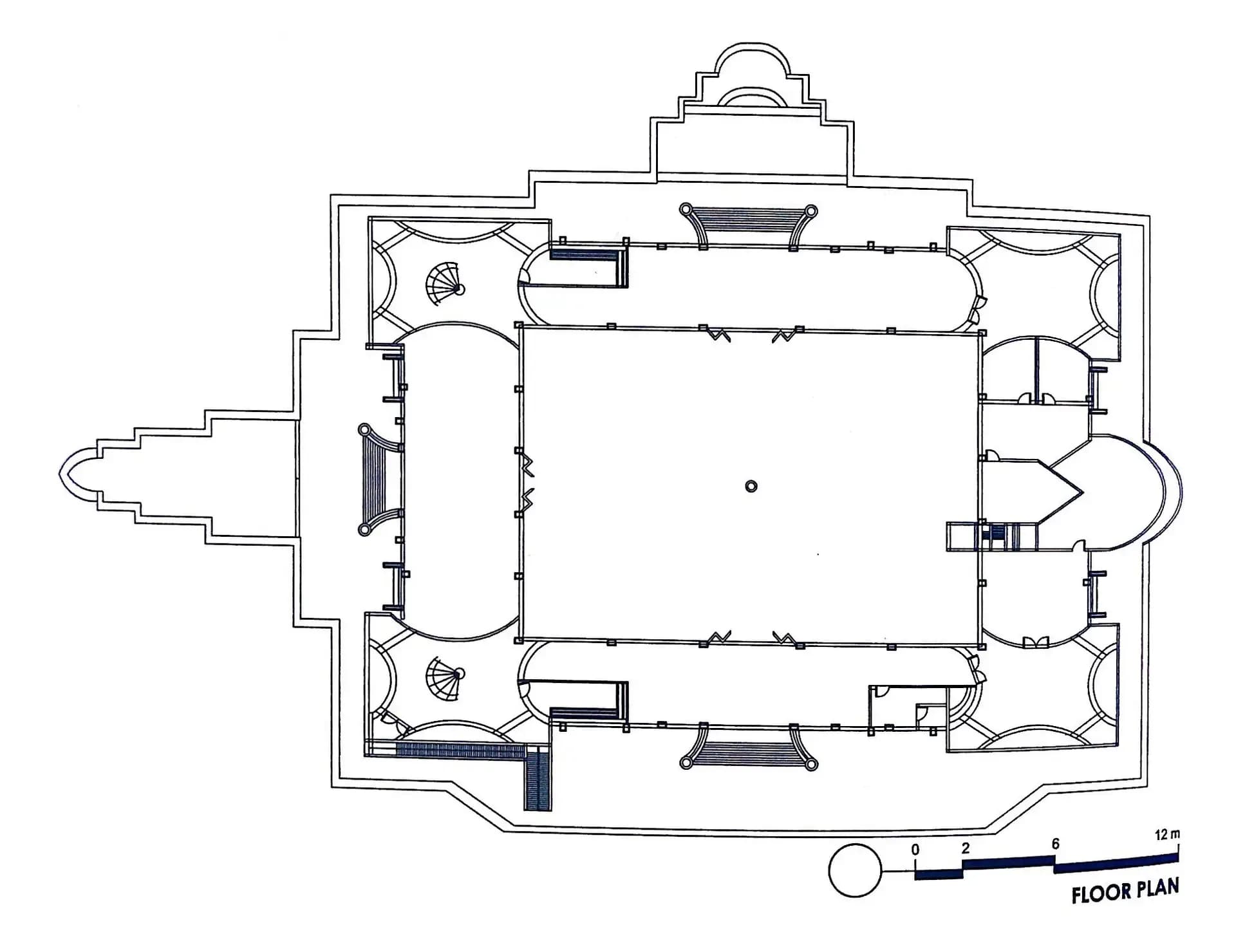 Melaka Straits Mosque, drawing 7