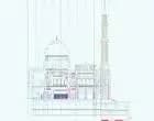 Mohammad Al-Amin Mosque (Blue Mosque), drawing 6