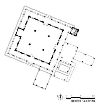 Paloh Mosque, drawing 1