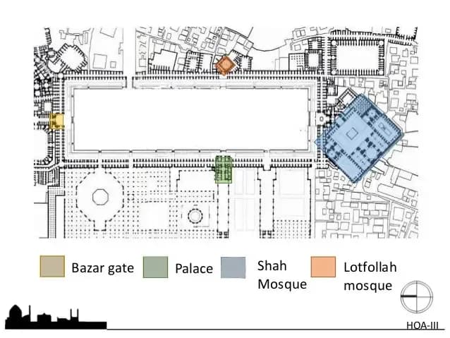 Shaykh Lutfallah Mosque (Masjid-i Shaykh Lutfallah), drawing 1