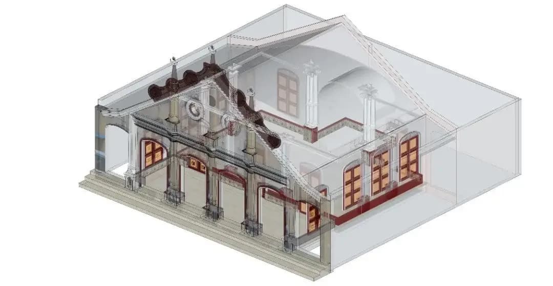 Shitta-Bey Mosque, drawing 1