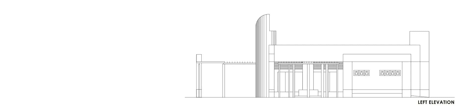 Taman Selatan Mosque, drawing 1