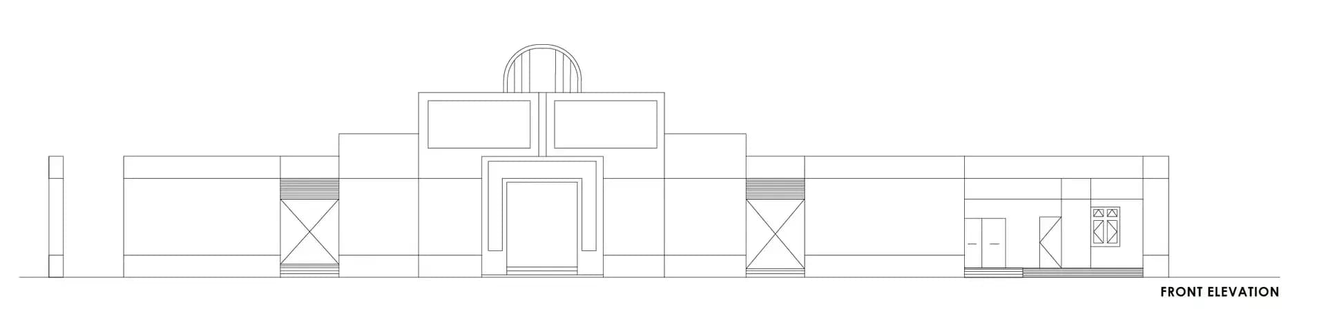 Taman Selatan Mosque, drawing 2