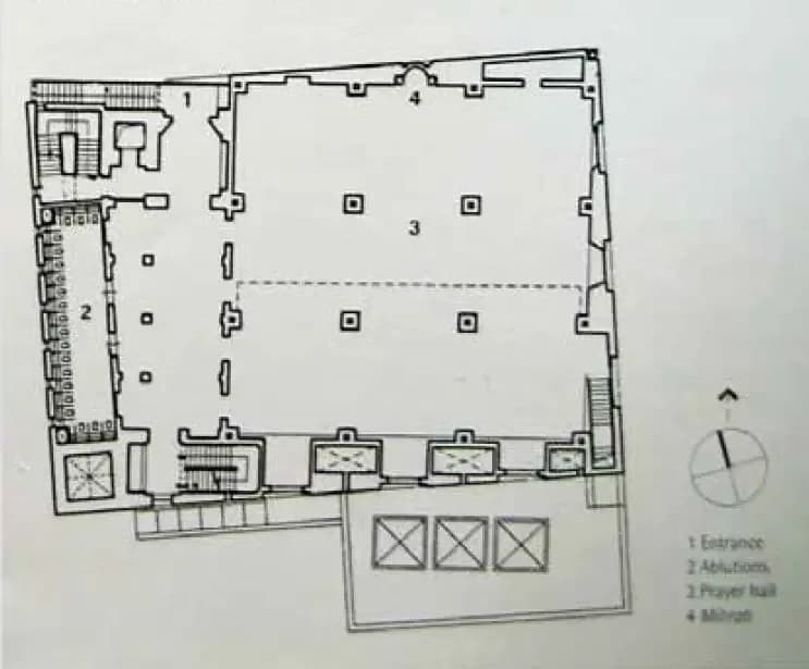 Kerk Street Mosque, drawing 1