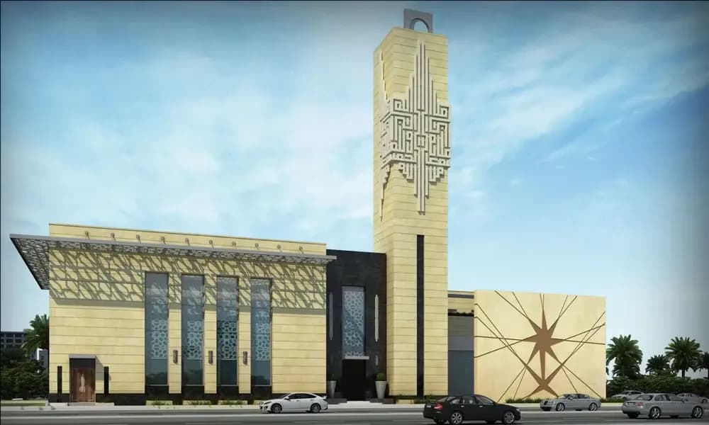 Um Omar Mosque, drawing 3