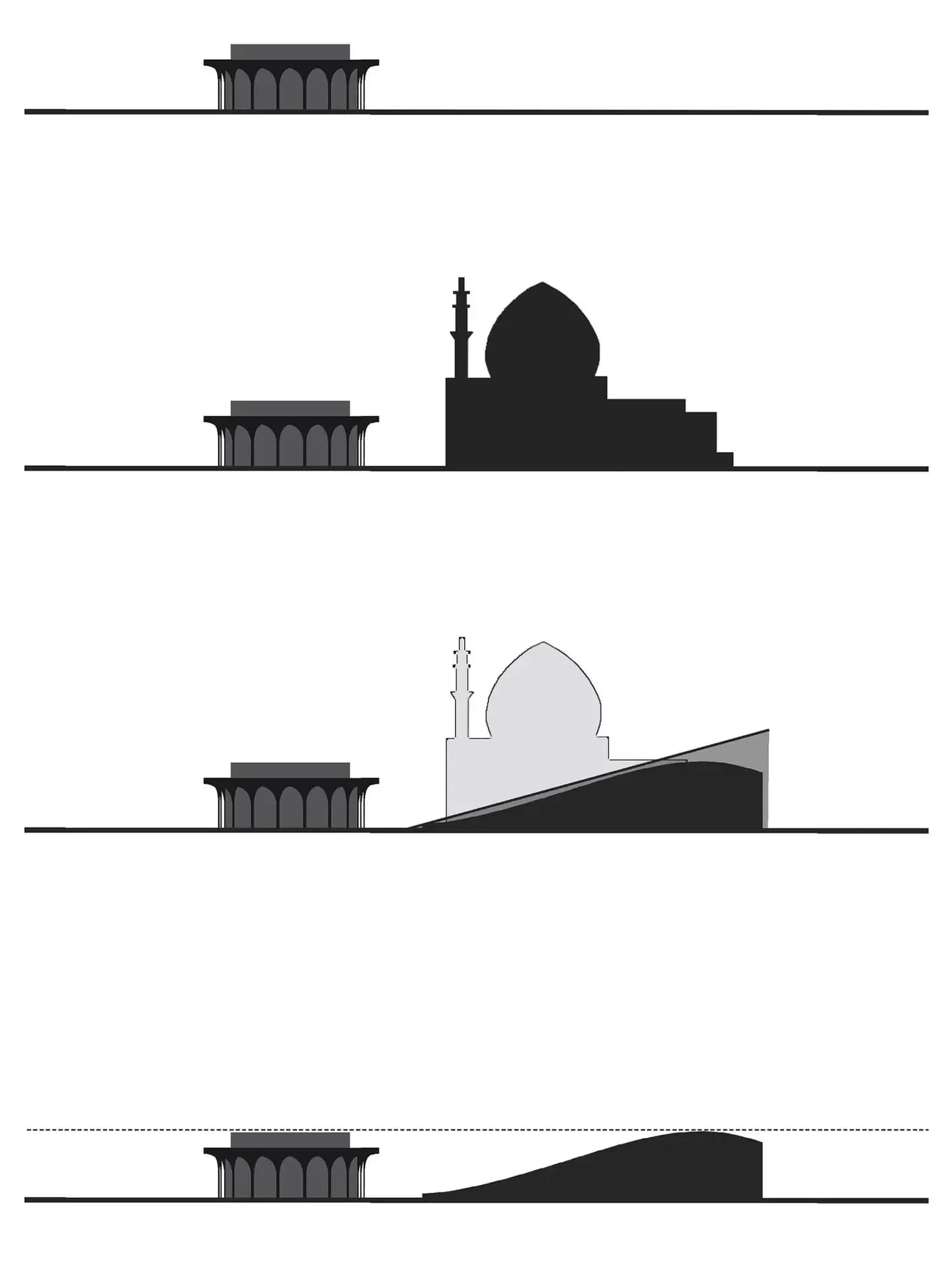 Valiasr Mosque Mosque (Vali-e-Asr Mosque), drawing 6