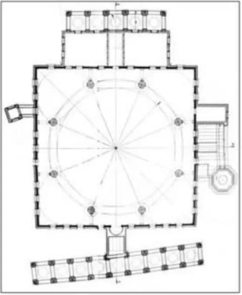 Western Mosque (Ayasofya Mosque, Amsterdam), drawing 1