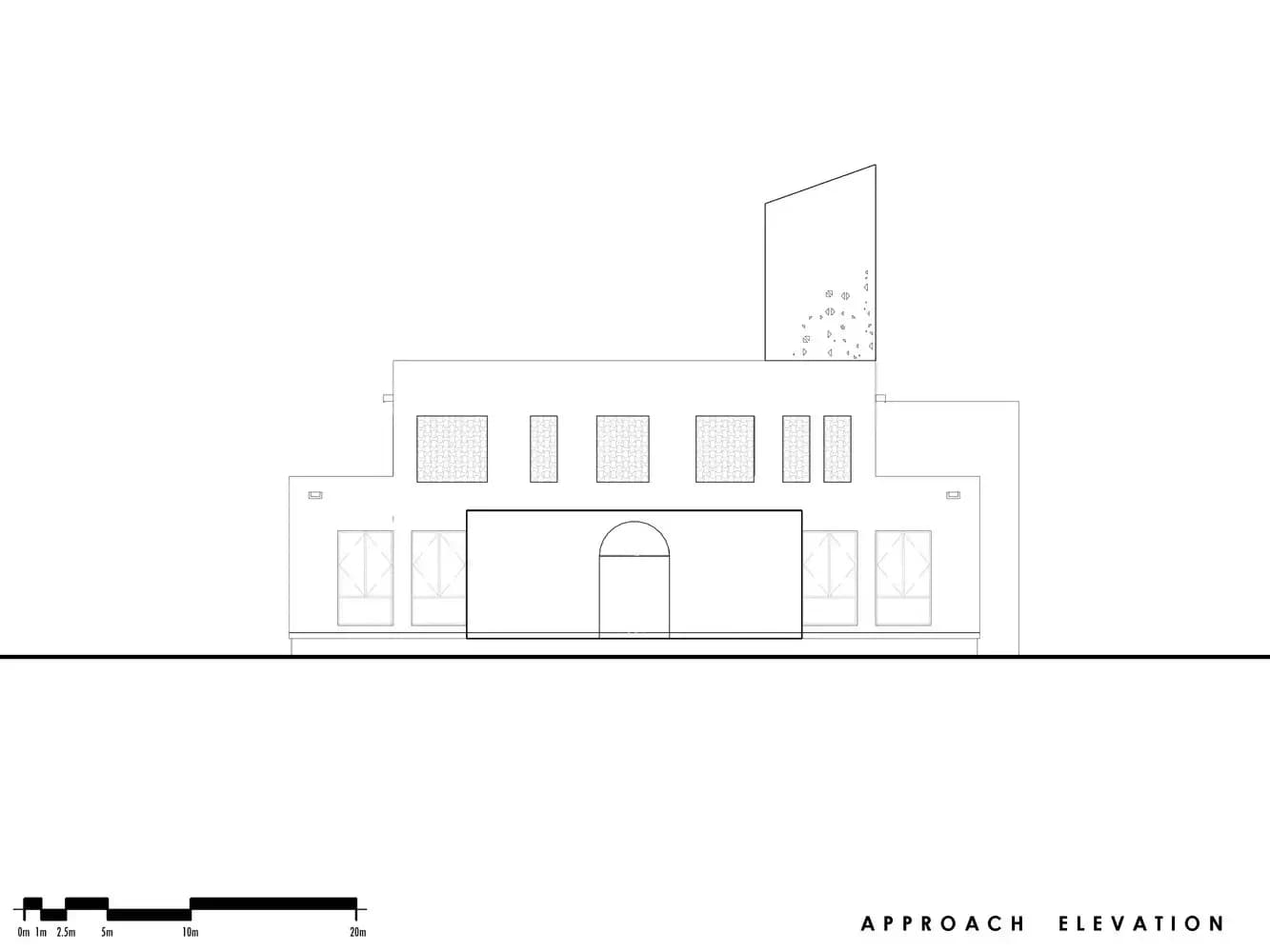 Abijo Mosque (Crescent Bearers 1939 Lagos Masjid), drawing 6