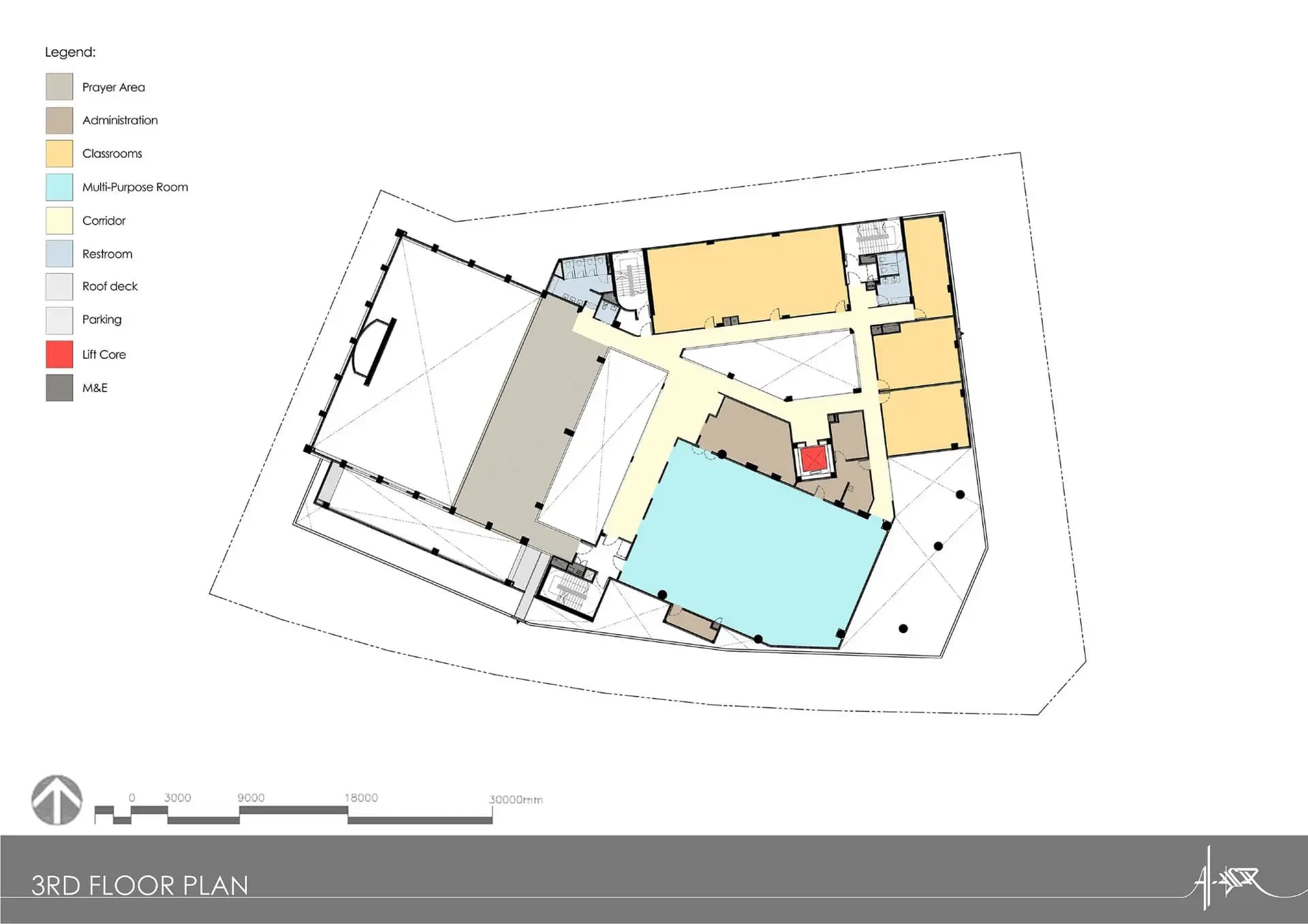 Al-Ansar Mosque, drawing 1
