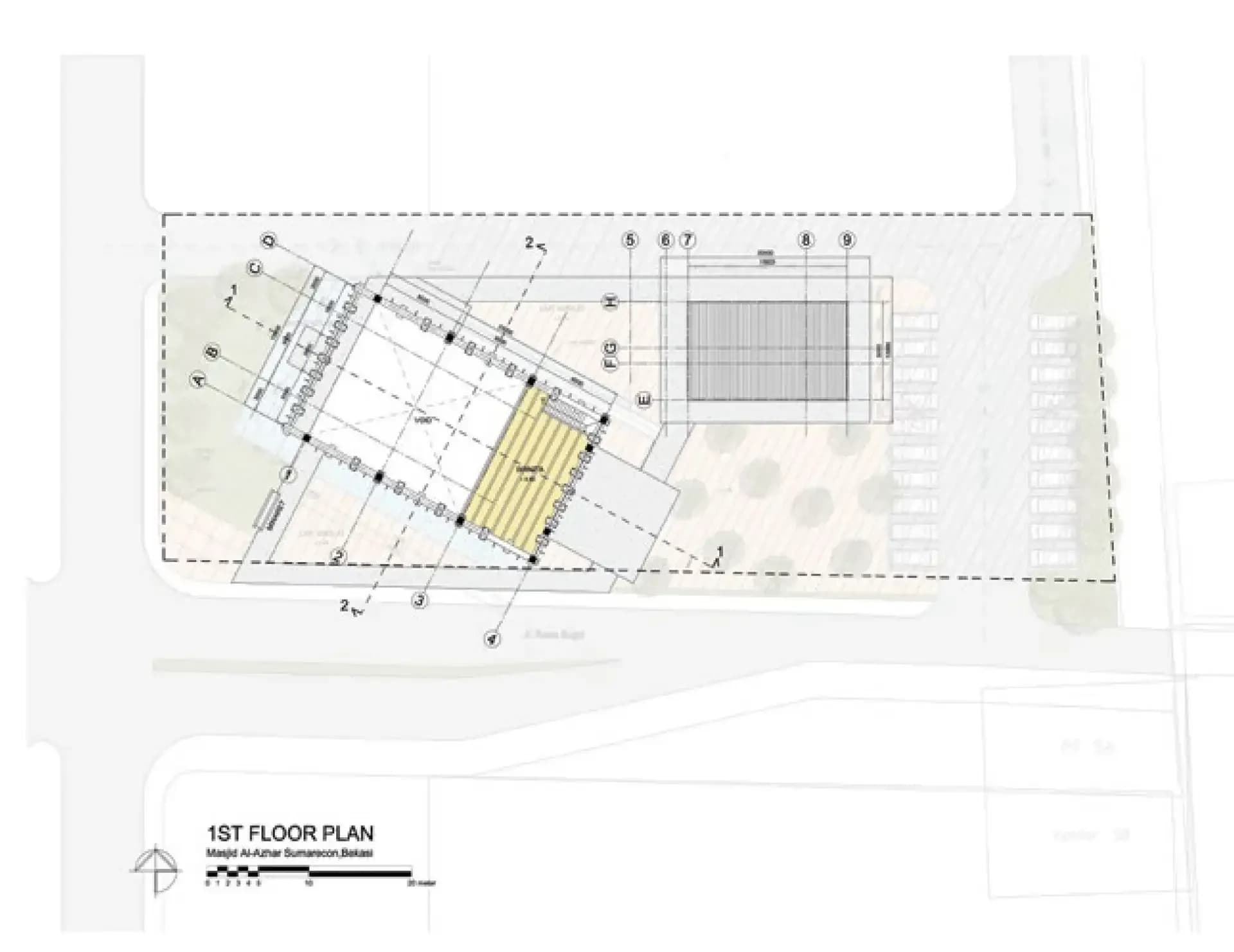 Al-Azhar Summarecon Bekasi Grand Mosque, drawing 2