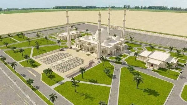 Al-Fattah Al-Aleem Mosque, drawing 3