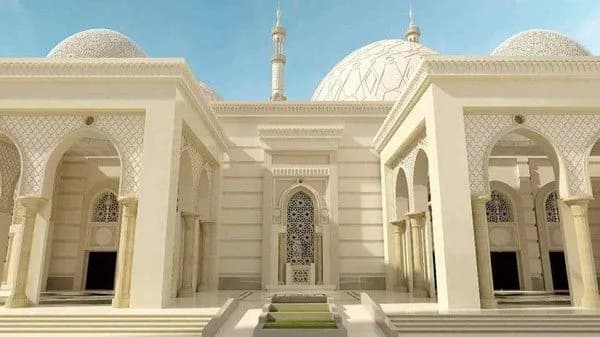 Al-Fattah Al-Aleem Mosque, drawing 6