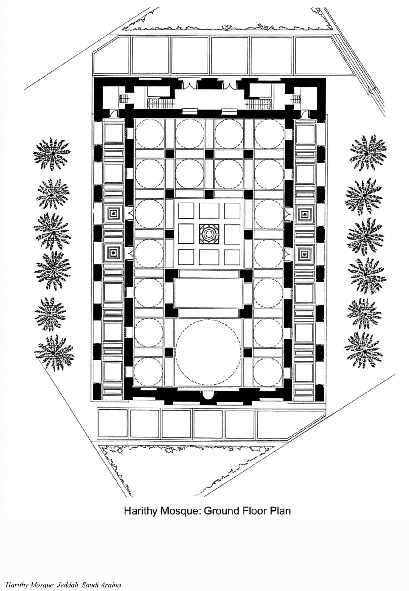 Al-Harithi Mosque, drawing 1