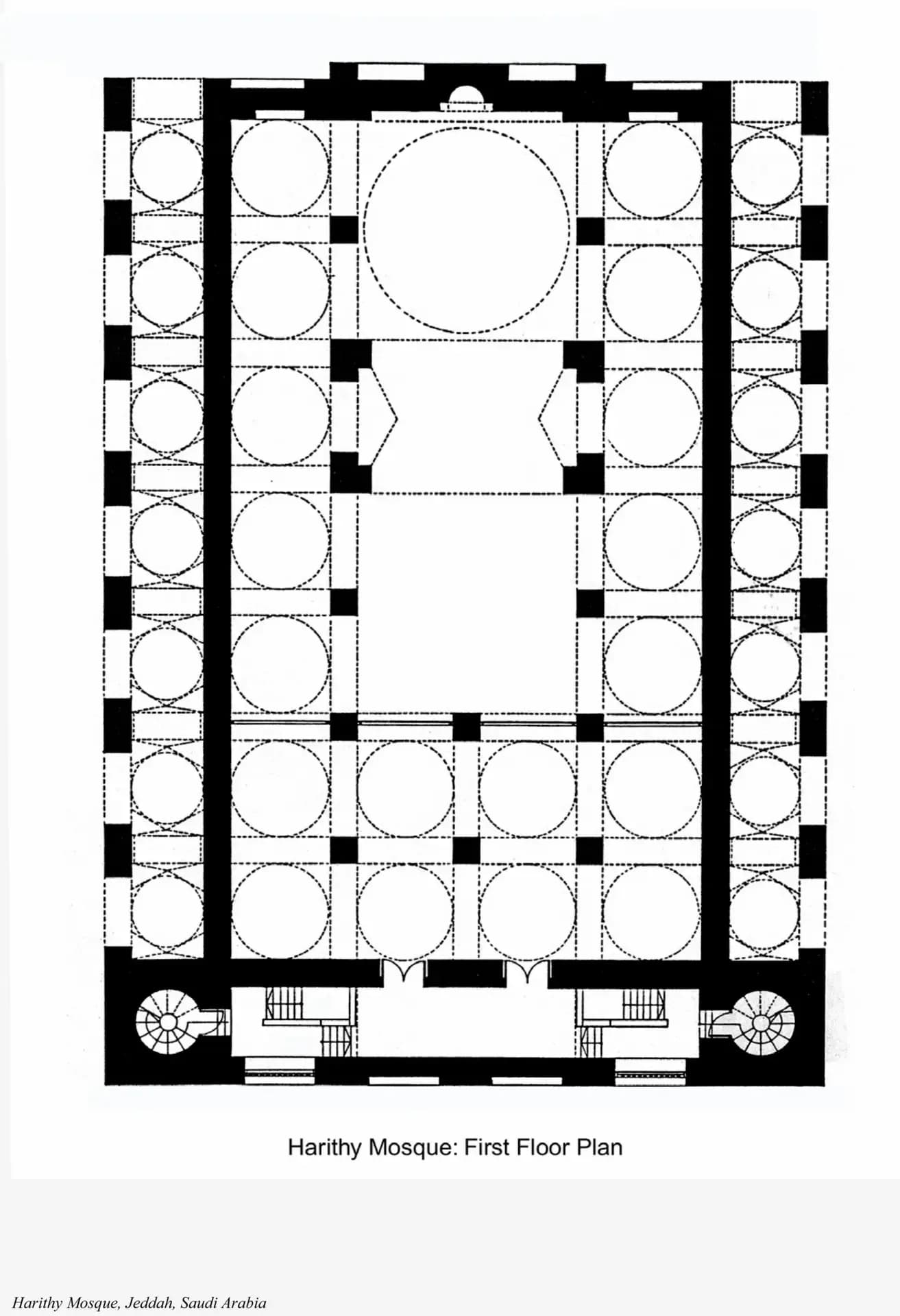 Al-Harithi Mosque, drawing 2