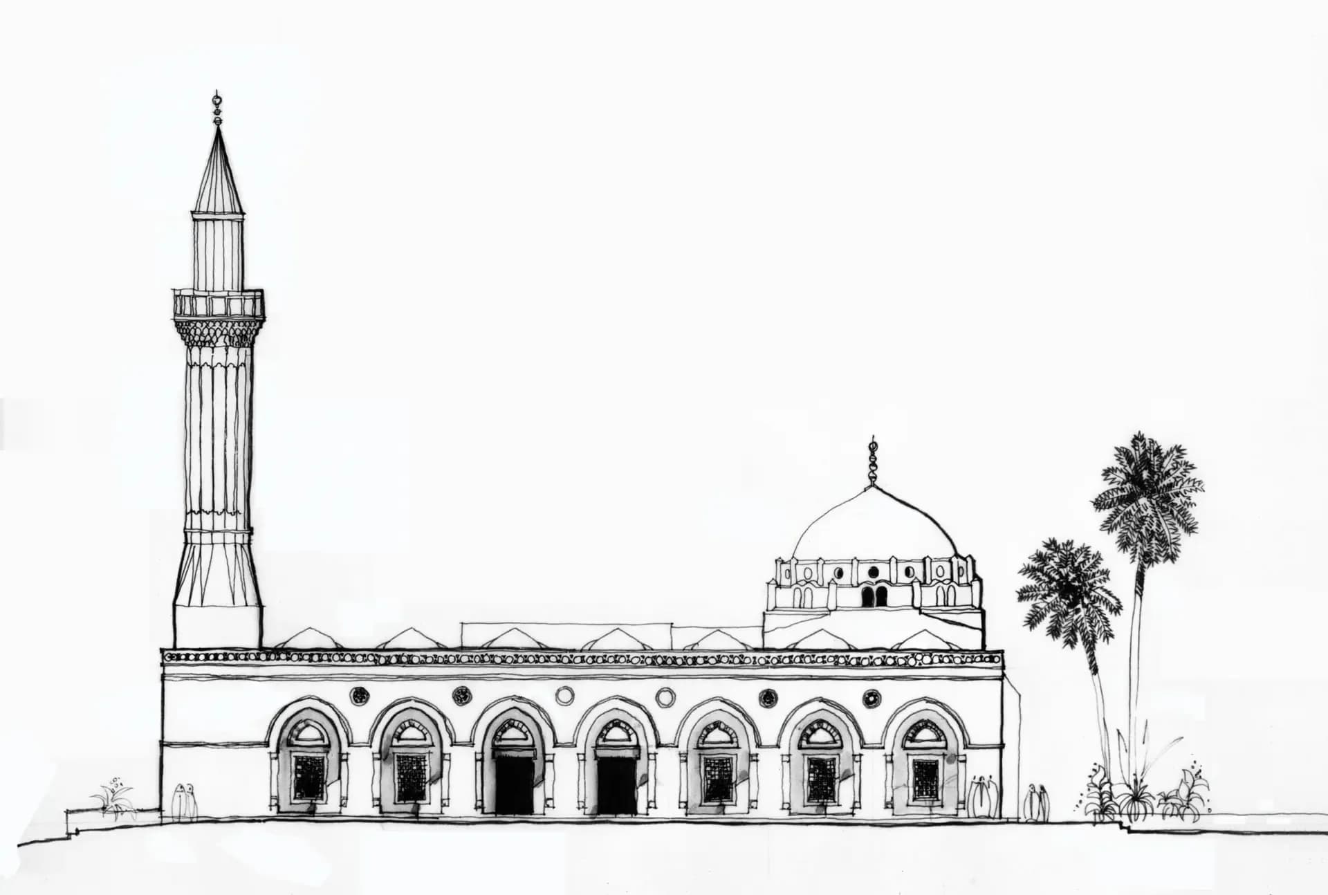 Al-Harithi Mosque, drawing 3