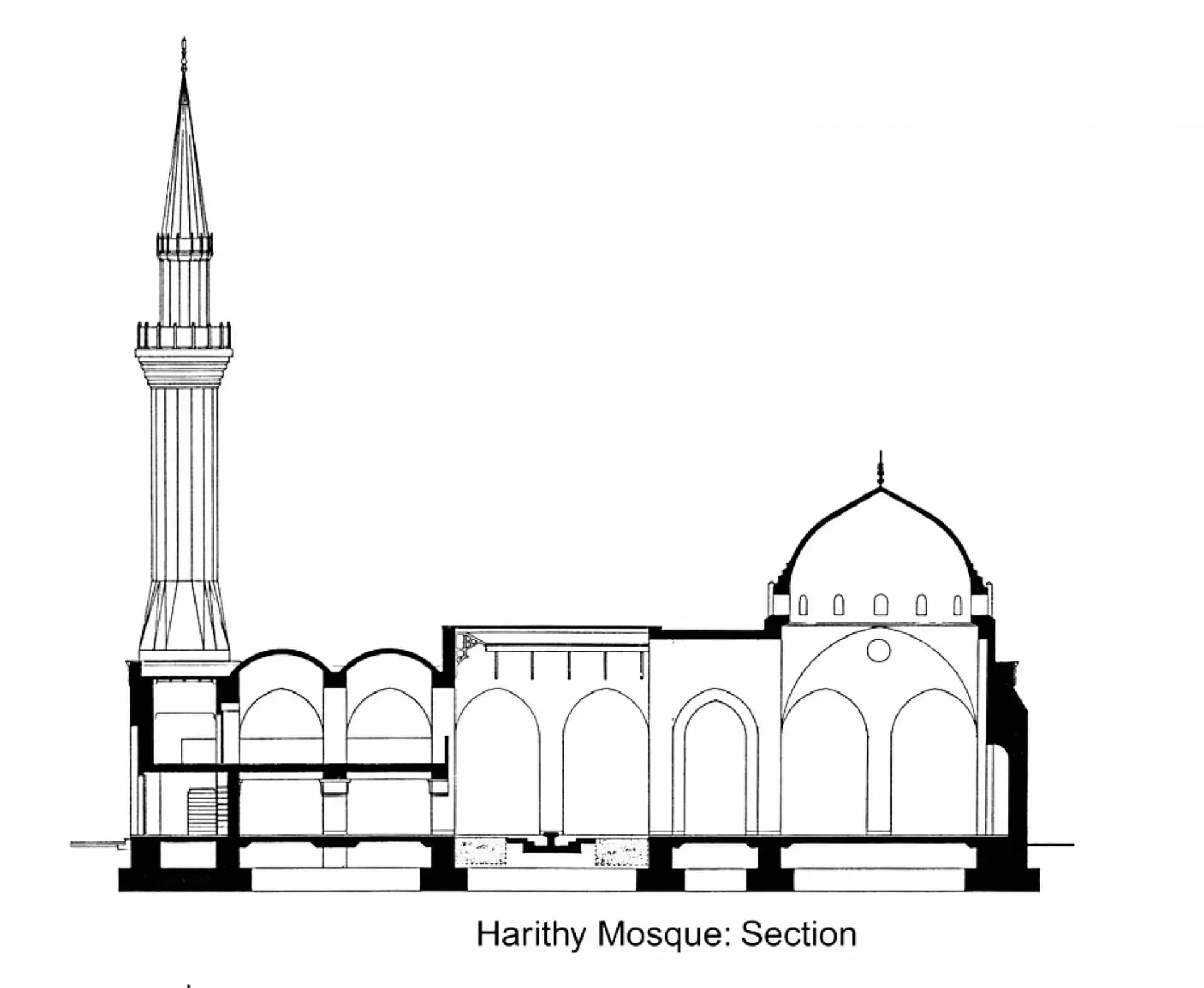 Al-Harithi Mosque, drawing 5
