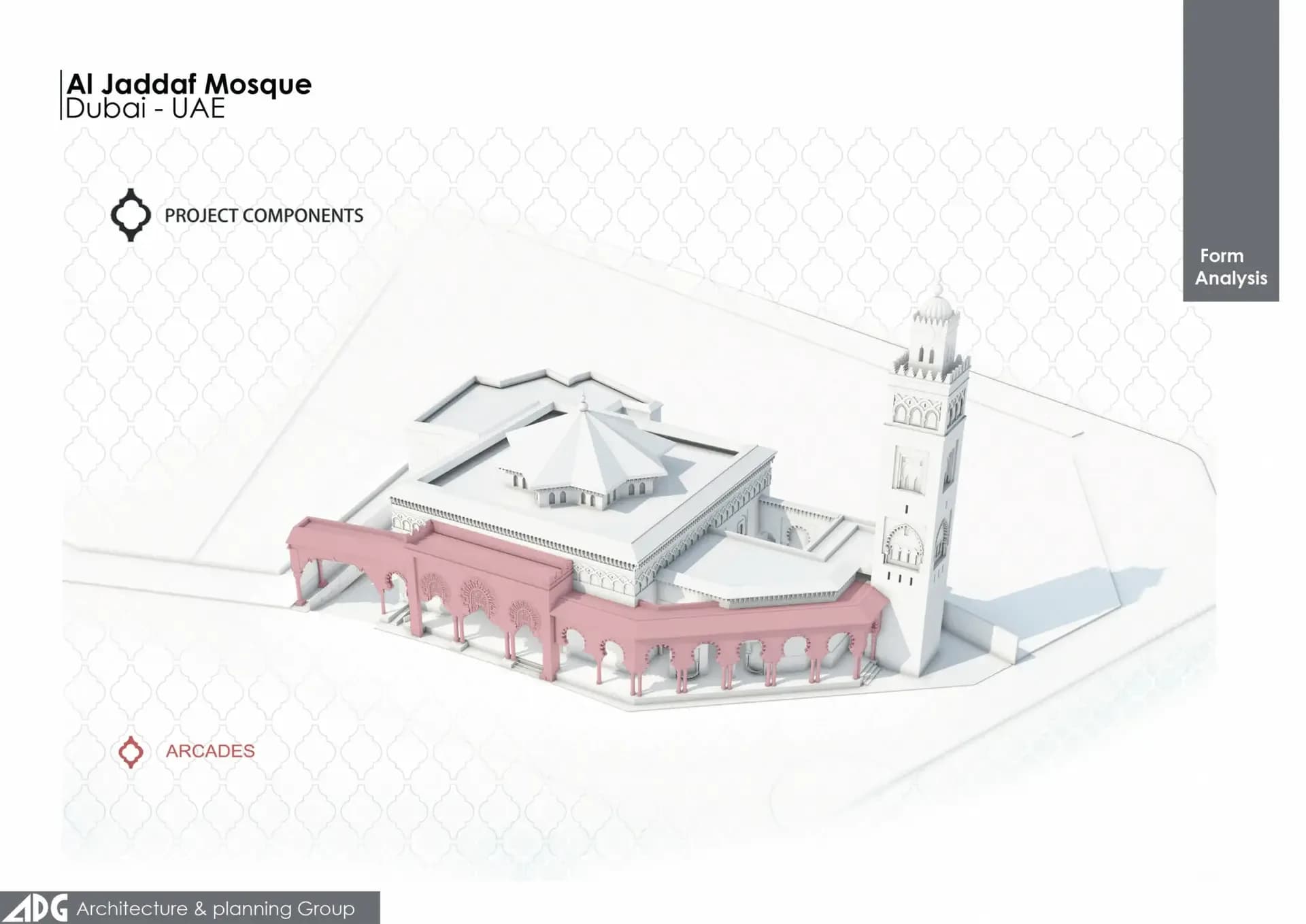 Al-Jaddaf Mosque, drawing 4