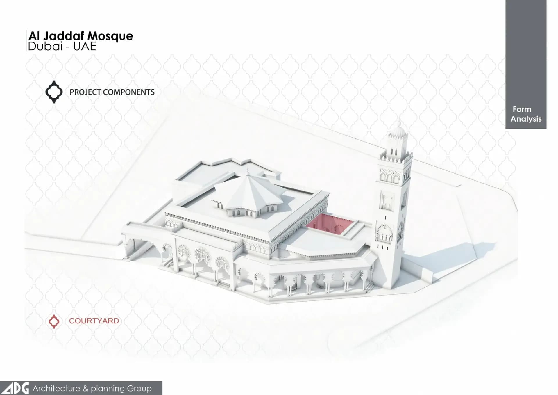 Al-Jaddaf Mosque, drawing 5