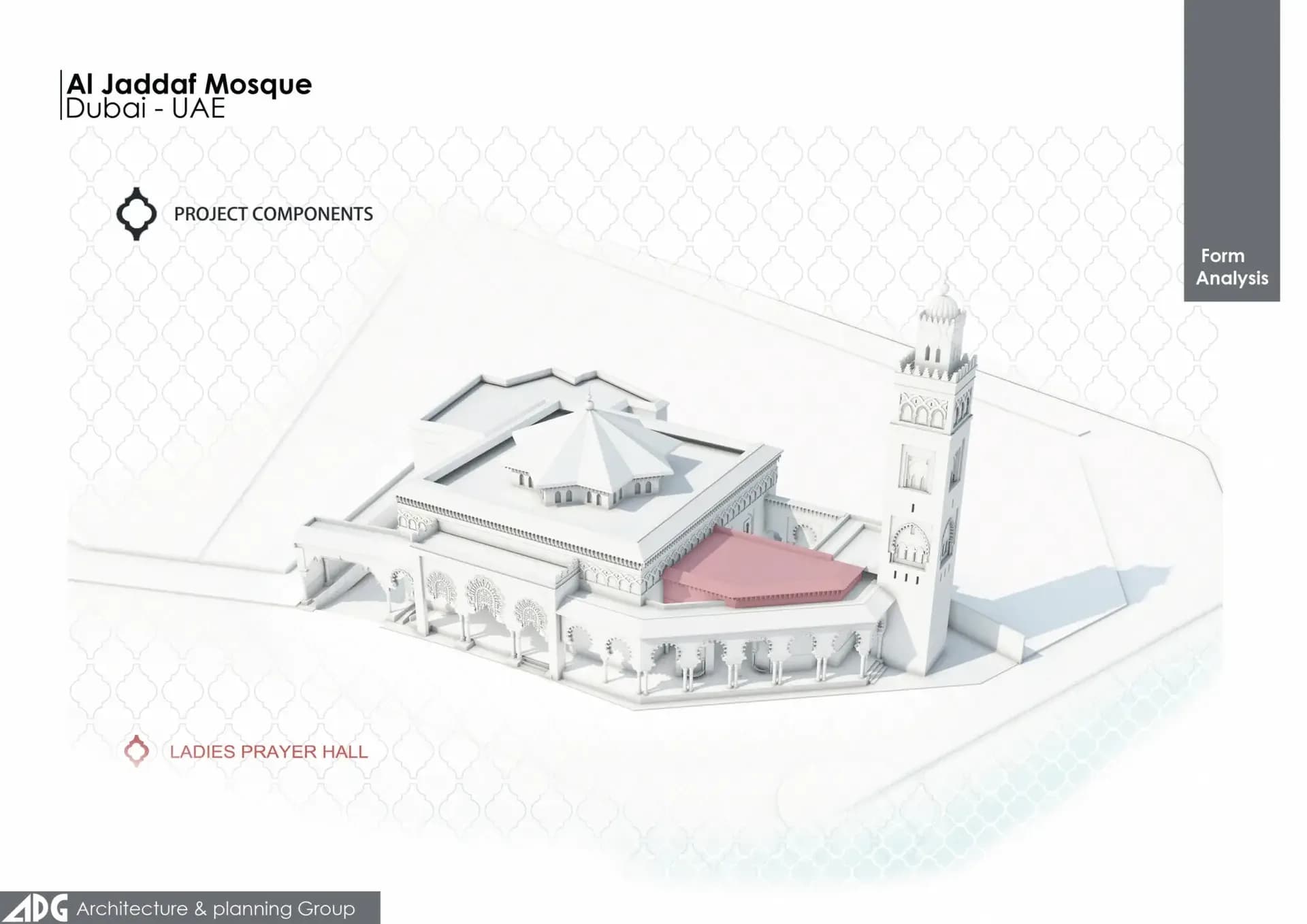 Al-Jaddaf Mosque, drawing 6