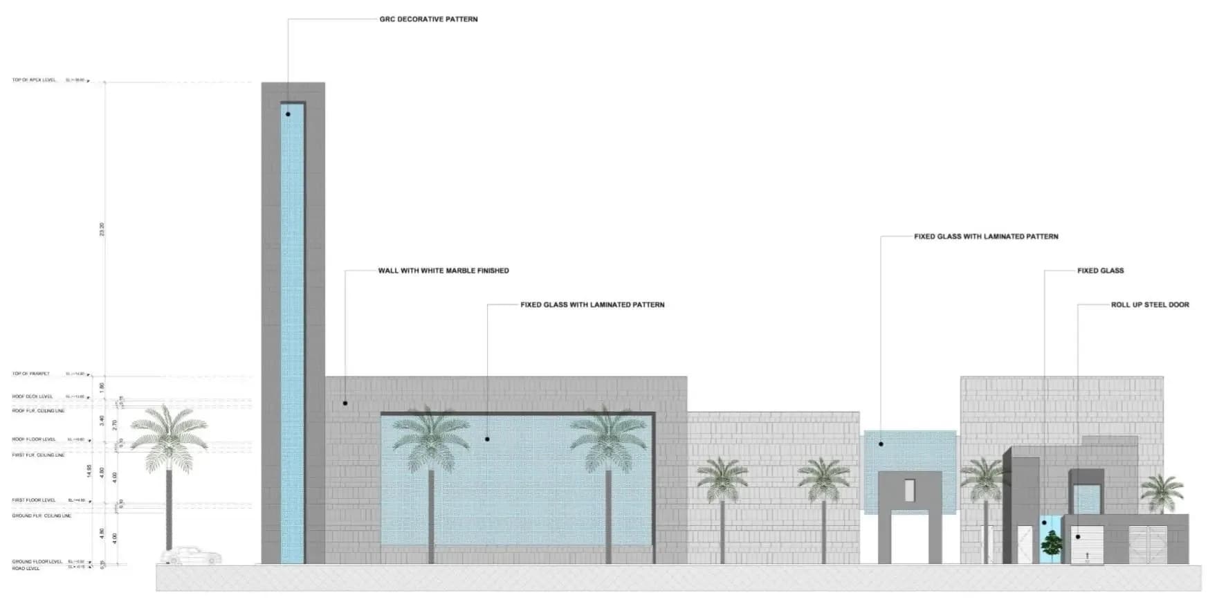 Al-Jawhara Al-Babtain Grand Mosque, drawing 6