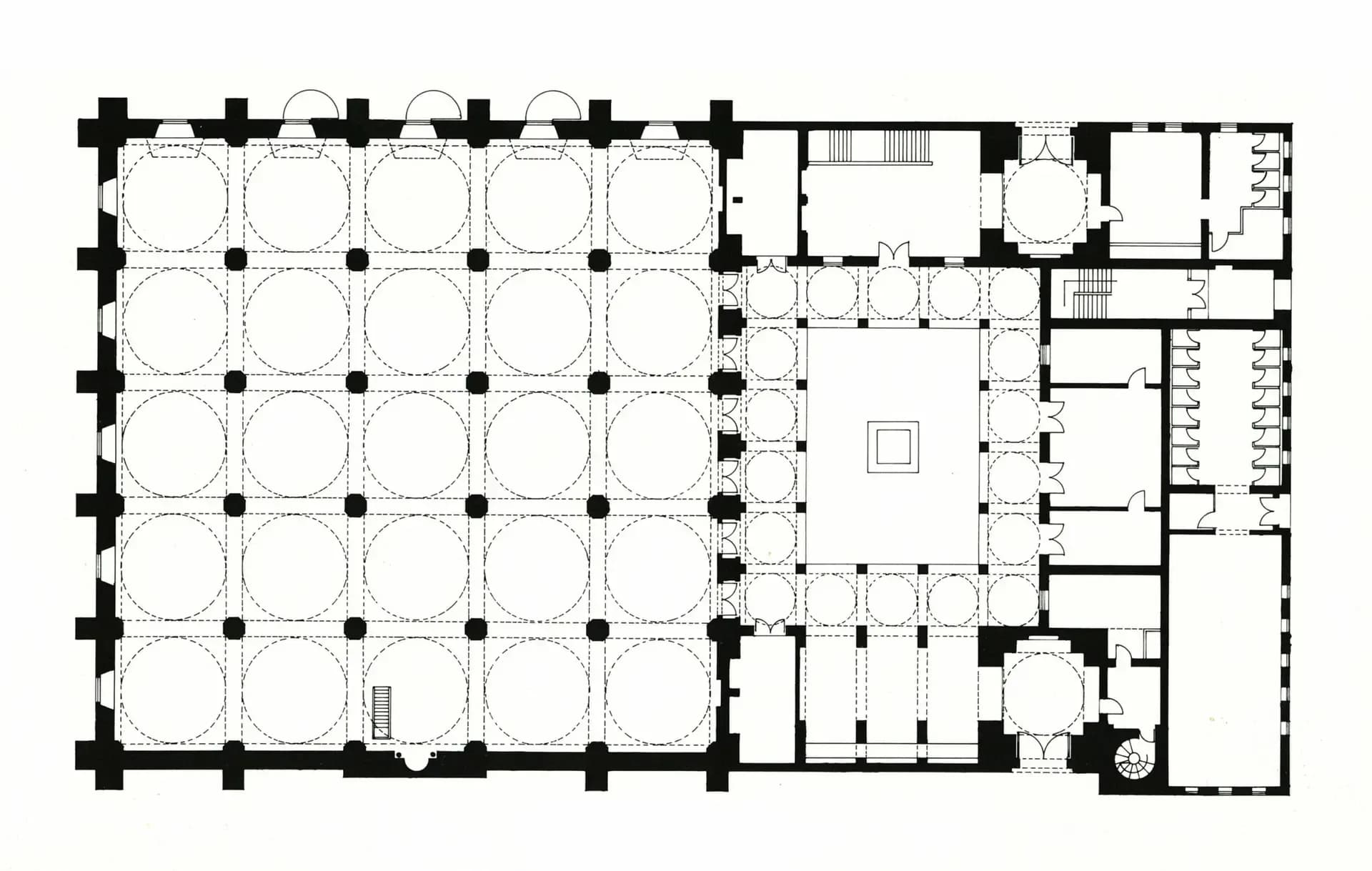 Al-Juffali Mosque, drawing 2