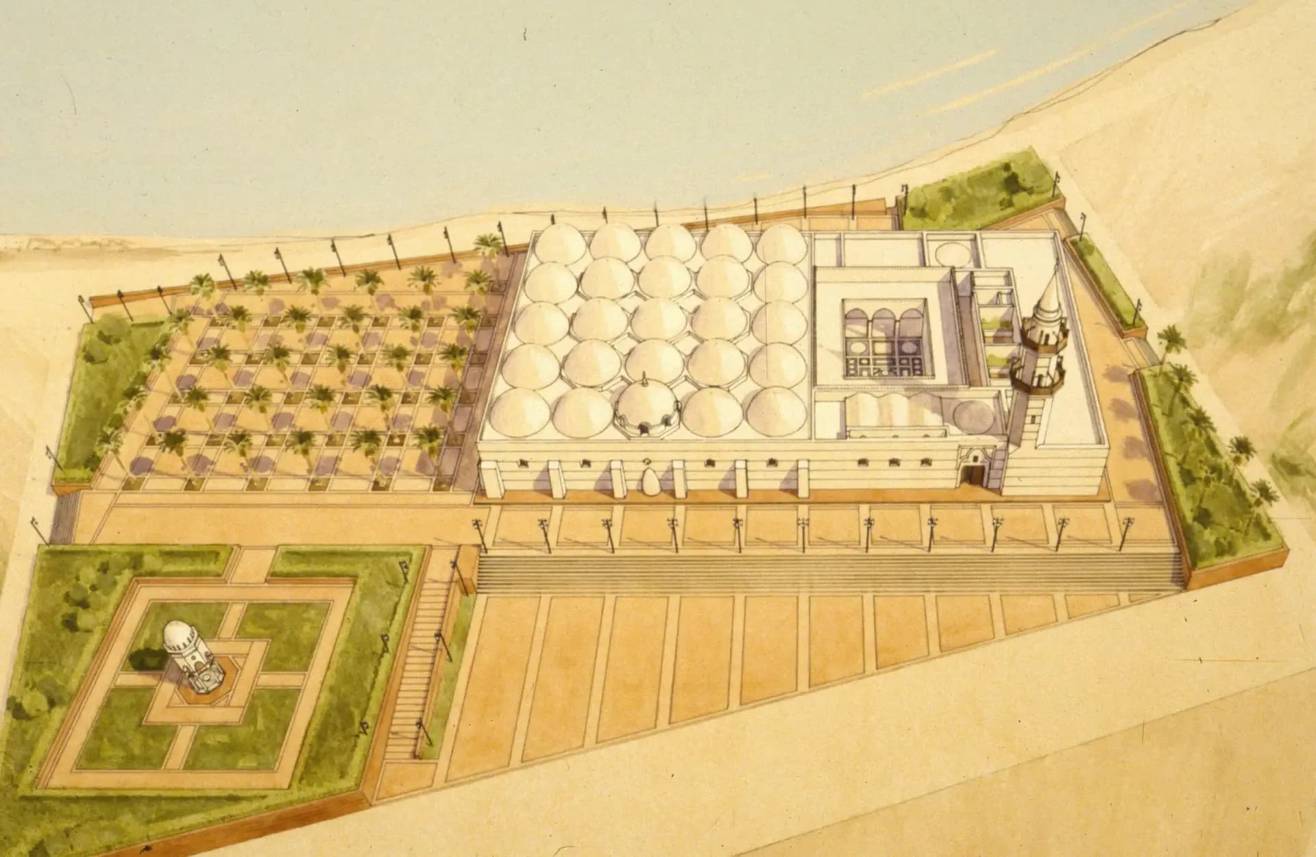 Al-Juffali Mosque, drawing 5