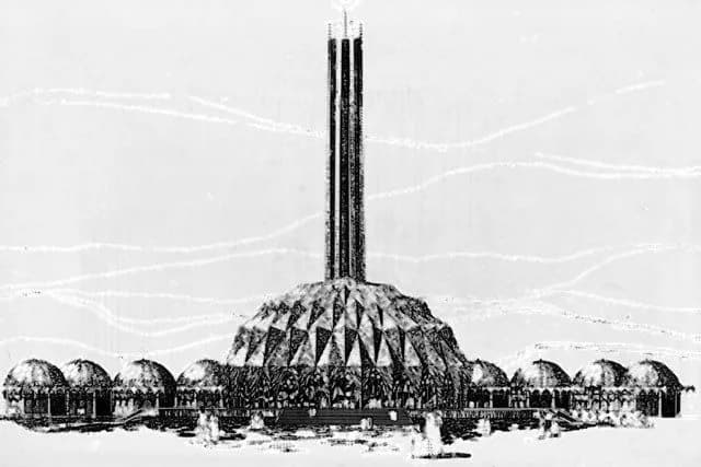 Al-Nilin Mosque, drawing 2